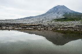 Sinabung Volcano Prolonged Eruption - Indonesia