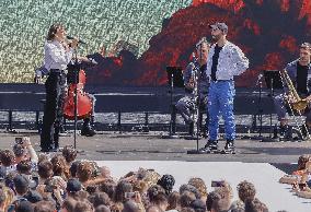 Olympic handover ceremony - Woodkid concert - Paris