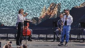 Olympic handover ceremony - Woodkid concert - Paris