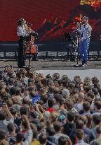 Olympic handover ceremony - Woodkid concert - Paris