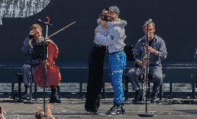 Olympic handover ceremony - Woodkid concert - Paris