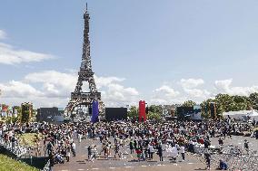 Olympic handover ceremony - Woodkid concert - Paris