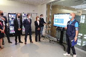 Minister JB Djebbari at Gare de Lyon as France extended health pass - Paris