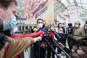 Minister JB Djebbari at Gare de Lyon as France extended health pass - Paris