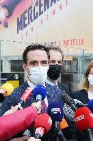 Minister JB Djebbari at Gare de Lyon as France extended health pass - Paris