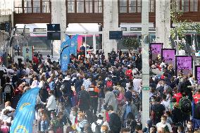 Minister JB Djebbari at Gare de Lyon as France extended health pass - Paris