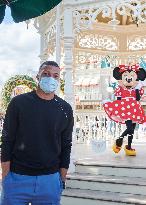 Kylian Mbappe At Disneyland Paris - Paris