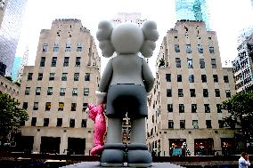 Kaws Statue at The Rockefeller Center - NYC