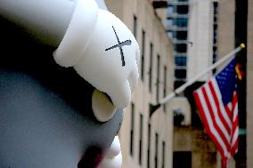 Kaws Statue at The Rockefeller Center - NYC