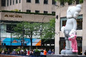 Kaws Statue at The Rockefeller Center - NYC