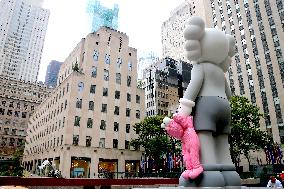 Kaws Statue at The Rockefeller Center - NYC