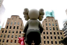 Kaws Statue at The Rockefeller Center - NYC