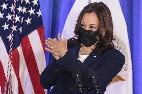 Vice President Kamala Harris visits Unity Health CareÕs Brentwood Health Center