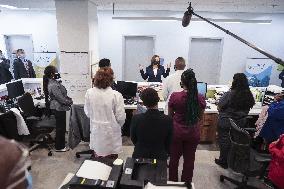 Vice President Kamala Harris visits Unity Health CareÕs Brentwood Health Center