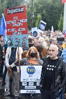 Protest For Media Freedom - Warsaw