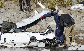 Glider crash in Hokkaido