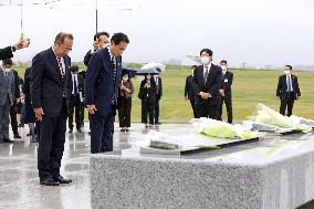 Japan PM Kishida visits place hit by 2011 tsunami