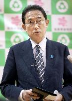 Japan PM Kishida visits disaster-hit Fukushima towns