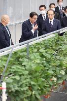 Japan PM Kishida visits disaster-hit Fukushima town