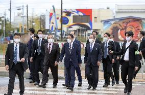 Japan PM Kishida visits disaster-hit Fukushima town