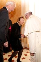 Pope Francis Meets Royals Of Liechtenstein - Vatican