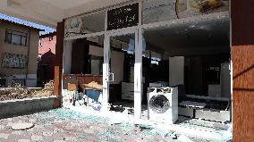 Syrian Shops And Cars Smashed - Ankara