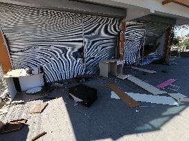 Syrian Shops And Cars Smashed - Ankara