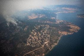 White Rock Lake Wildfire Expected To Grow - Canada