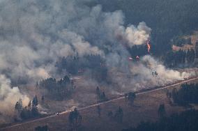 White Rock Lake Wildfire Expected To Grow - Canada