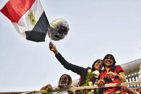 First Egyptian Female Gold Medalist Back To Cairo