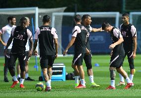 First Lionel Messing Training Session At PSG - Saint-Germain-en-Laye