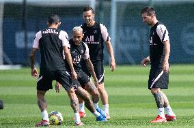First Lionel Messing Training Session At PSG - Saint-Germain-en-Laye