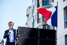 Anti-Health Pass Rally called by Florian Philippot - Paris