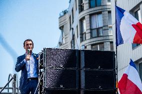Anti-Health Pass Rally called by Florian Philippot - Paris