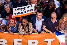 Anti-Health Pass Rally called by Florian Philippot - Paris