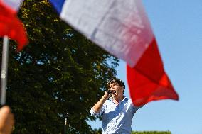 Anti-Health Pass Rally called by Florian Philippot - Paris