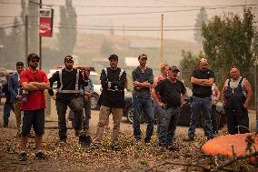 White Rock Lake Wildfire Aftermath - Canada