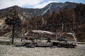 Lytton Creek Wildfire Rages - Canada