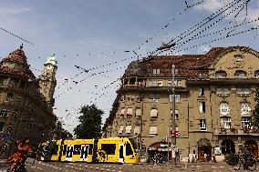 Tramway In Bern - Switzerland