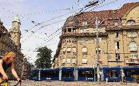 Tramway In Bern - Switzerland