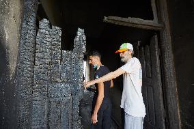 Wildfire Aftermath in Algeria