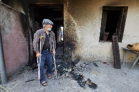 Wildfire Aftermath in Algeria