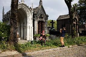 Illustrations Of The Pere Lachaise Cemetery - Paris