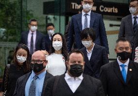 Wuahei CFO Meng Wanzhou Hearing - Vancouver