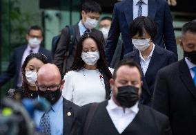 Wuahei CFO Meng Wanzhou Hearing - Vancouver