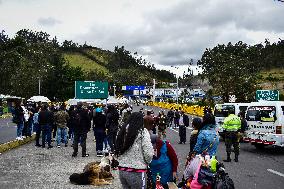 Colombia Border With Ecuador Protests - Ipiales