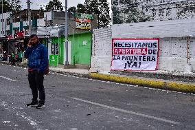 Colombia Border With Ecuador Protests - Ipiales