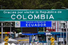 Colombia Border With Ecuador Protests - Ipiales