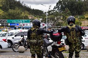 Colombia Border With Ecuador Protests - Ipiales