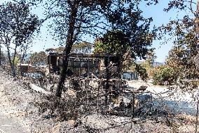 New Wildfires Hit South Of France